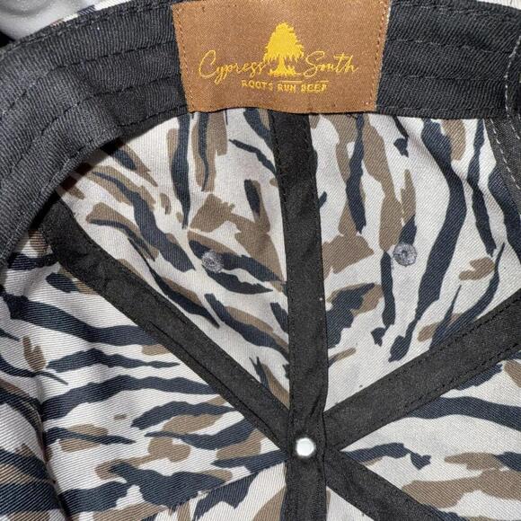 Cypress South Roots Run Deep Preppy Country Boy Camoflage SnapBack Hat - Picture 6 of 9